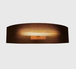 Applique murale, Miluna, marron, L61cm, H14,5cm - Az'Art