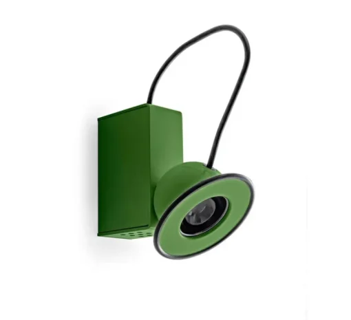 Applique murale, Minibox, vert, LED, dim, 3000K, 640 lm, Ø10,3cm, H15cm - Stilnovo