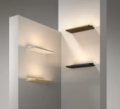 Applique murale, Minus, noir, LED, 2700K, 2500 lm, L28cm, H12cm - Lumen Center Italia