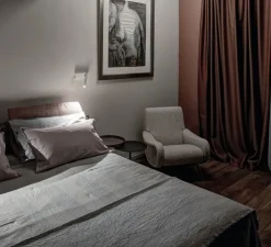 Applique murale, Mira, blanc mat, LED, dim PUSH, 2700K, 352lm, L16,5cm, H18,3cm - Davide Groppi