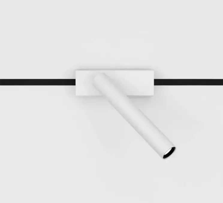 Applique murale, Mira, blanc mat, LED, endless, Casambi, 2700K, 327lm, L12cm, H17,3cm - Davide Groppi