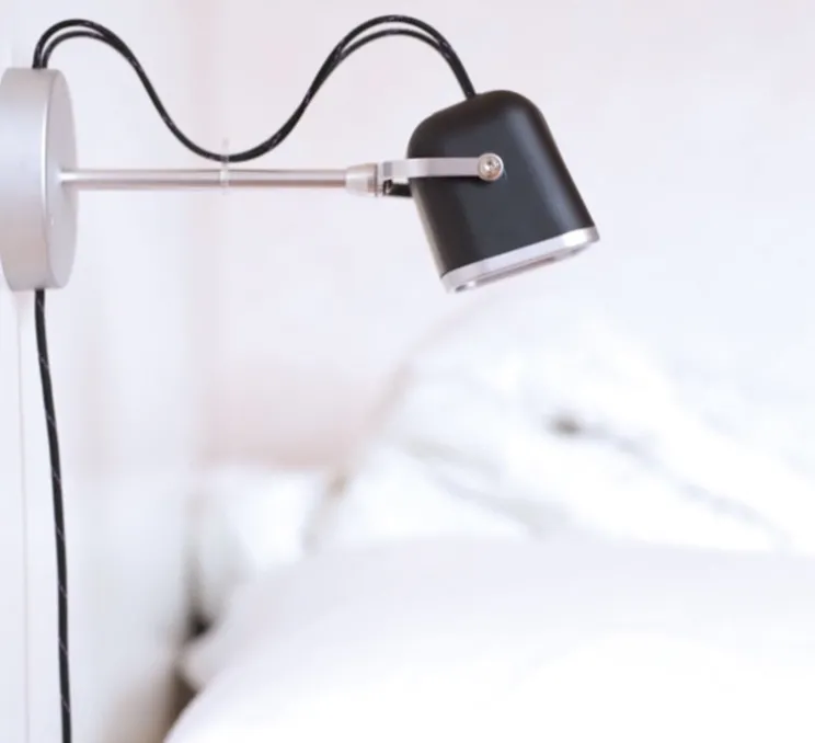 Applique murale, MOB , noir, L28cm, H10cm - SWABDESIGN