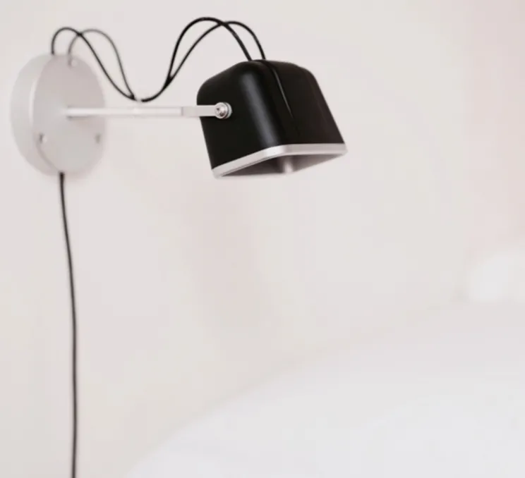 Applique murale, MOB , noir, L28cm, H10cm - SWABDESIGN