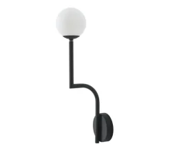 Applique murale, Mobil 46, noir, en saillie, L15cm, H45cm - PHOLC
