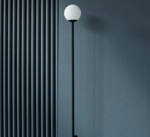 Applique murale, Mobil 150, noir, Ø14cm, H150cm - PHOLC