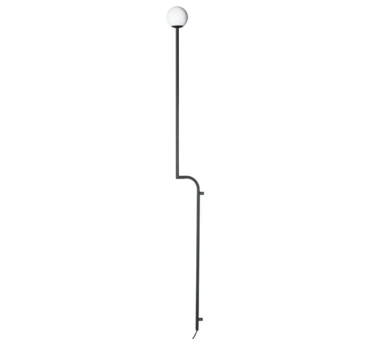 Applique murale, Mobil 150, noir, Ø14cm, H150cm - PHOLC