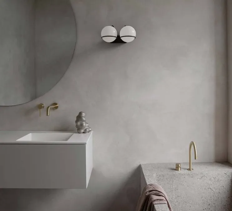 Applique murale, Model 238/2, noir, L45cm, H32cm - Astep