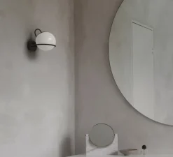 Applique murale, Model 237/1, noir, L14cm, H20,3cm - Astep