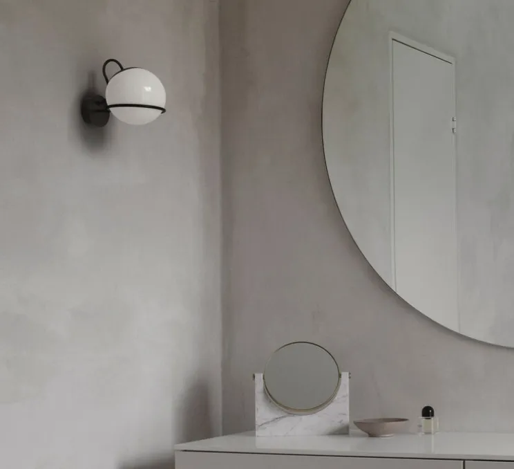 Applique murale, Model 238/1 sans interrupteur, noir, L20cm, H30cm - Astep