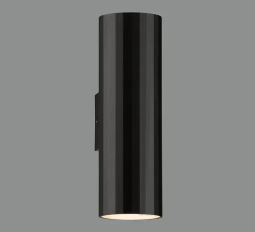 Applique murale, Modrian 2L, noir, L5,65cm, H18cm - ACB