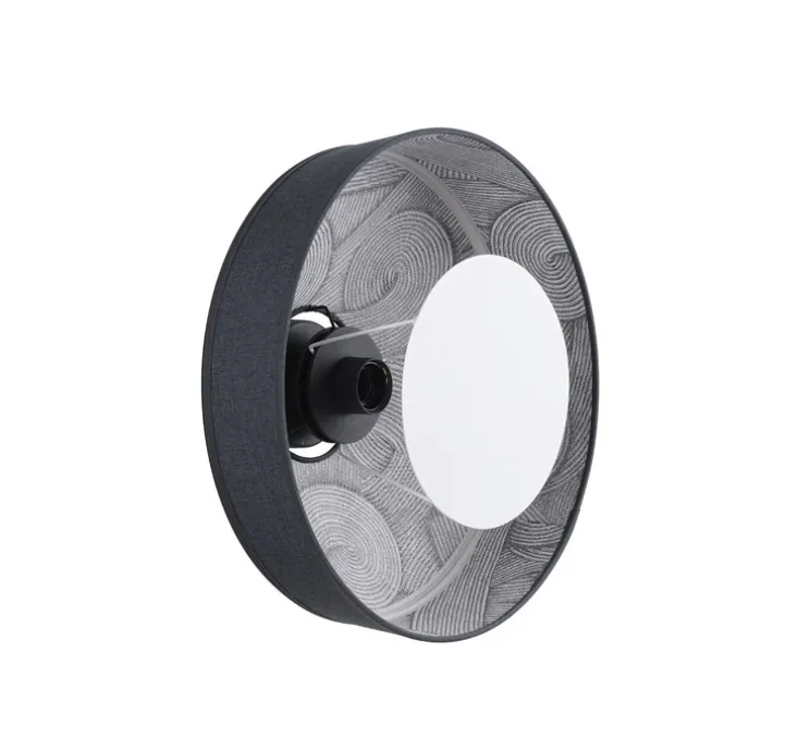 Applique murale, Mokuzaï, noir, Ø38cm, H23cm - Market Set