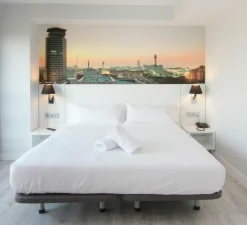 Applique murale, MOMA-2, noir, L22cm, H35cm - Faro