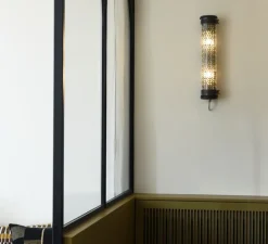 Applique murale, MONCEAU MINI, Non-dimmable, noir, L52cm, H10cm - Sammode