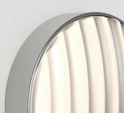 Applique murale, Montreal Round 300 Coastal, acier inoxydable brossé, IP44, L30cm, H30cm - Astro