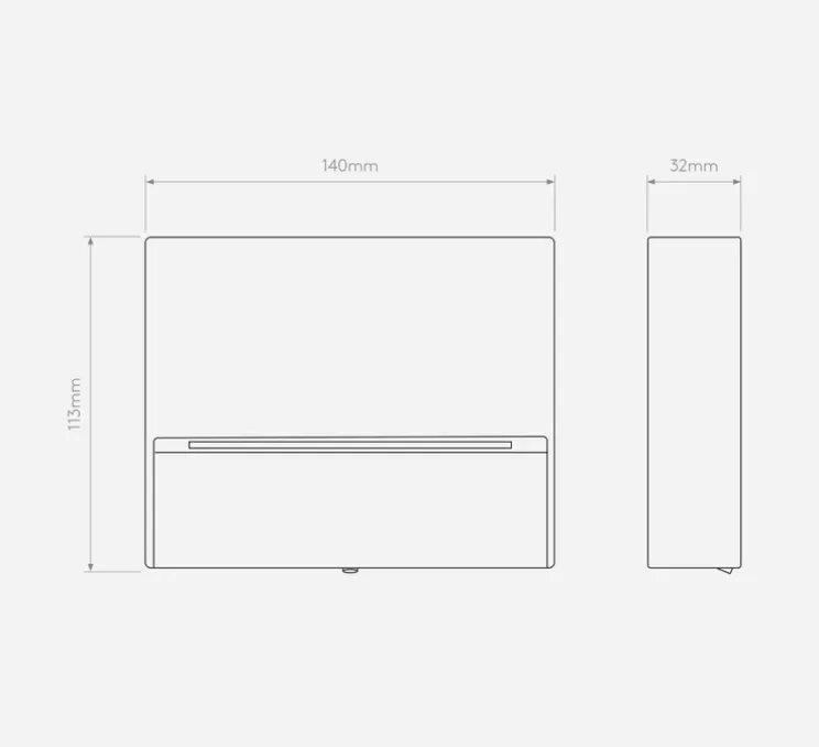 Applique murale, Mori 140, noir texturé, IP65, LED, 3000K, 122 lm, L14cm, H11,3cm - Astro