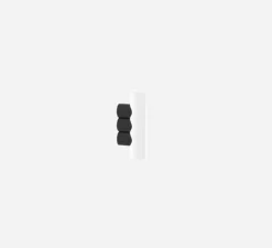 Applique murale, MULTITUDE 3, anthracite, L8cm, H33cm - Matière Grise