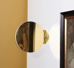 Applique murale, Myra, or, LED, 3000K, 350 lm, Ø20cm, H3cm - BACCARIS