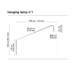 Applique murale, N°1, acier non laqué, L183cm, H140cm - Valerie_Objects