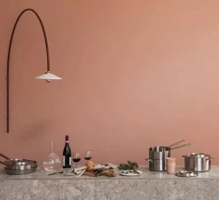 Applique murale, N°3, bordeaux, L137,5cm, H135cm - Valerie_Objects