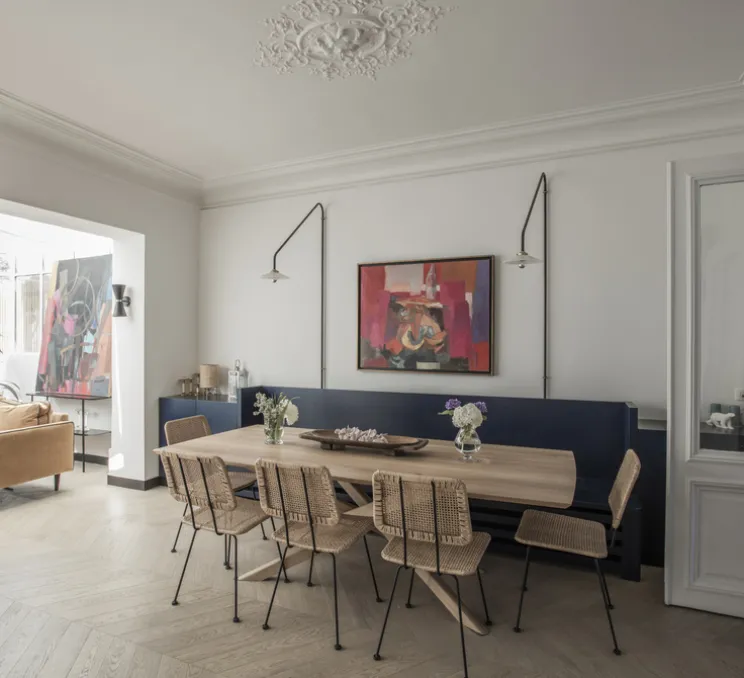 Applique murale, N°4, noir, L103cm, H180cm - Valerie_Objects