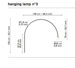 Applique murale, N°3, noir, L148cm, H135cm - Valerie_Objects