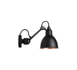 Applique murale, N°304, sans interrupteur, noir, cuivre, L14cm, H14cm - DCW Editions