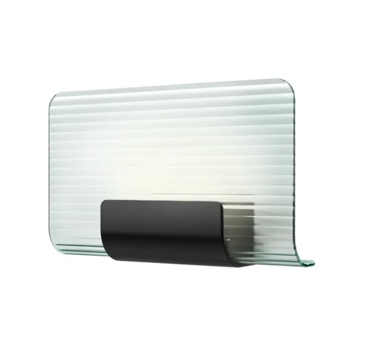 Applique murale, Nami, noir, LED, dim, 2700K, 1750 lm, L30cm, H18cm - KDLN