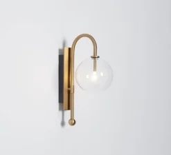 Applique murale, NAPLES , laiton, L21cm, H37,5cm - Schwung