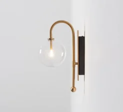 Applique murale, NAPLES , laiton, L21cm, H37,5cm - Schwung