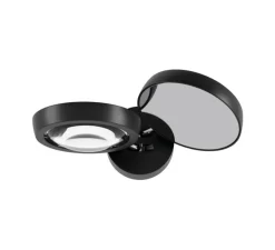 Applique murale, Nautilus Double, noir mat, LED, 2700K, 1990 lm, L28,5cm, H6cm - Lodes