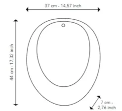 Applique murale, Nebula 03, blanc, L37cm, H44cm - Serax