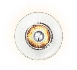 Applique murale, New Wave Optic, transparent, Ø26cm, P15cm - Design By Us