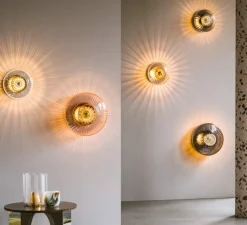 Applique murale, New Wave Optic, fumé, Ø26cm, H15cm - Design By Us