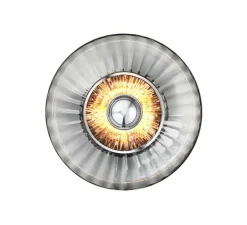 Applique murale, New Wave Optic, fumé, Ø26cm, H15cm - Design By Us