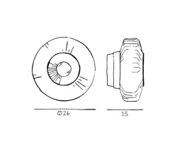 Applique murale, New Wave Optic, rose, Ø26cm, H15cm - Design By Us