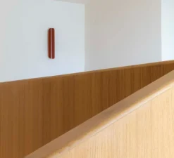 Applique murale, Novo 500, terracotta, LED, 2700K, 610 lm, L50cm, H10,8cm - Faro