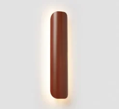 Applique murale, Novo 500, terracotta, LED, 2700K, 610 lm, L50cm, H10,8cm - Faro