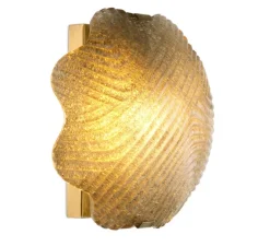 Applique murale, Nuria, laiton vintage, verre , L28cm, H28cm - Eichholtz