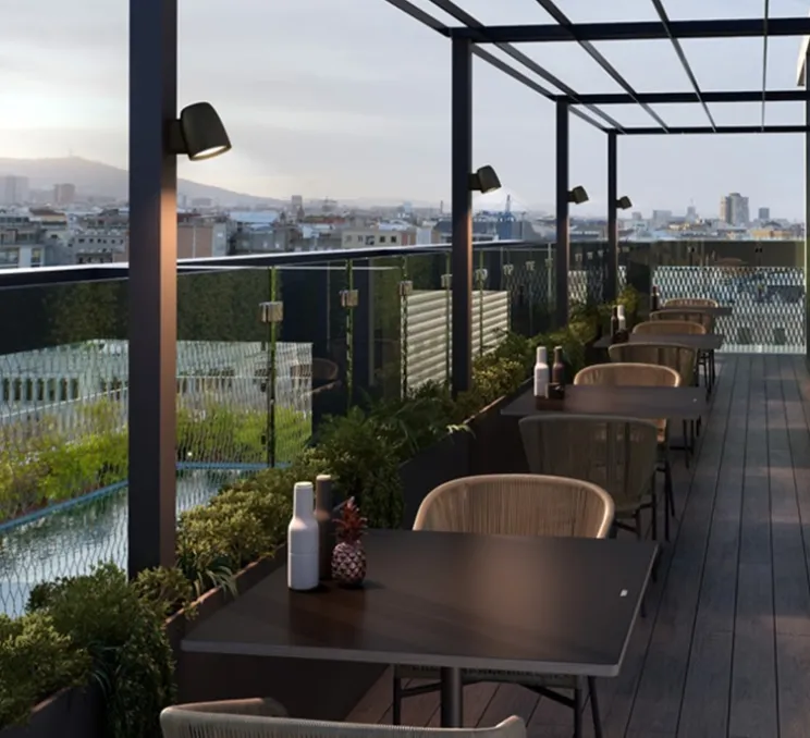 Applique murale, Nut A/01 sans bouton, noir, IP54, LED, dim, 2700K, 950 lm, L10cm, H13,5cm - Bover