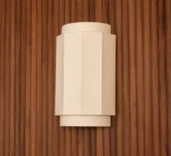 Applique murale, Okla, écru coton, L24cm, H38cm - Simone & Marcel