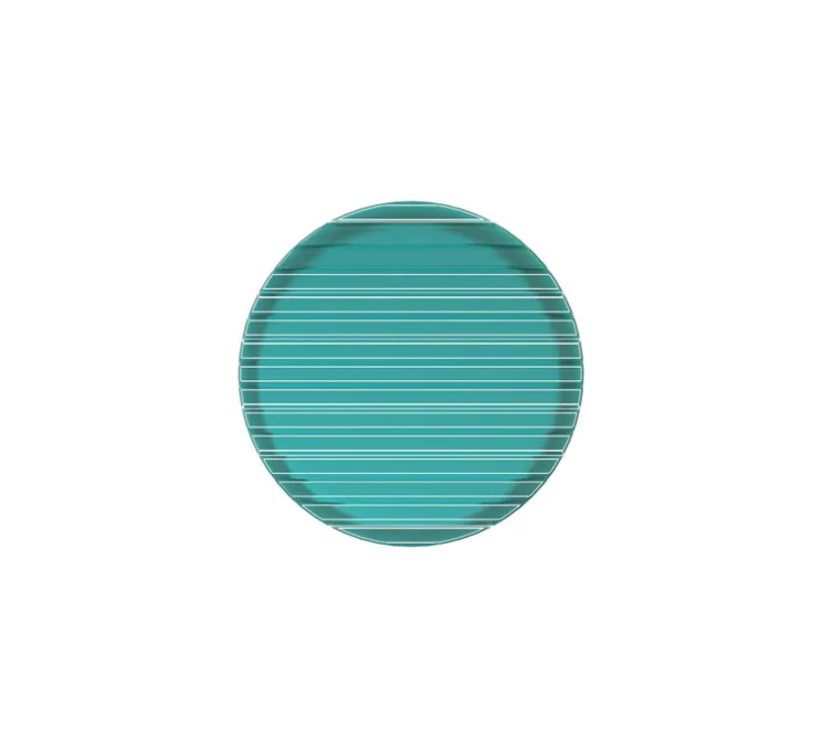 Applique murale, Oma, Turquoise, IP65, LED, dim, 3000K, 144 lm, Ø13,4cm, H8,7cm - Beneito Faure