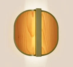 Applique murale, Omma, blanc naturel, structure or, LED, dim, 3000K, 840 lm, L36cm, H36cm - LZF