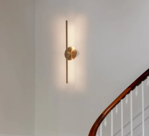 Applique murale, Omni Wall, laiton, LED, dim, 2700K, 1000 lm, L74cm, H16,6cm - Umage