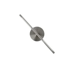 Applique murale, Omni Wall mini, acier brossé, LED, dim, 2700K, 560 lm, L54cm, H16,6cm - Umage