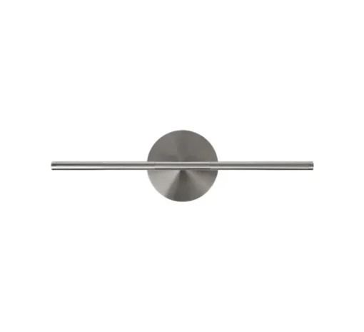 Applique murale, Omni Wall mini, acier brossé, LED, dim, 2700K, 560 lm, L54cm, H16,6cm - Umage
