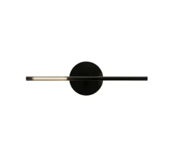 Applique murale, Omni Wall mini, noir, LED, dim, 2700K, 560 lm, L54cm, H16,6cm - Umage