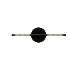 Applique murale, Omni Wall mini, noir, LED, dim, 2700K, 560 lm, L54cm, H16,6cm - Umage