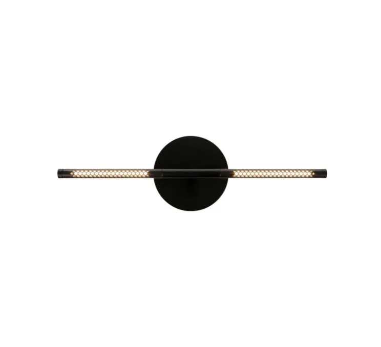 Applique murale, Omni Wall mini, noir, LED, dim, 2700K, 560 lm, L54cm, H16,6cm - Umage