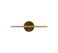 Applique murale, Omni Wall mini, laiton, LED, dim, 2700K, 560 lm, L54cm, H16,6cm - Umage