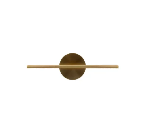 Applique murale, Omni Wall mini, laiton, LED, dim, 2700K, 560 lm, L54cm, H16,6cm - Umage